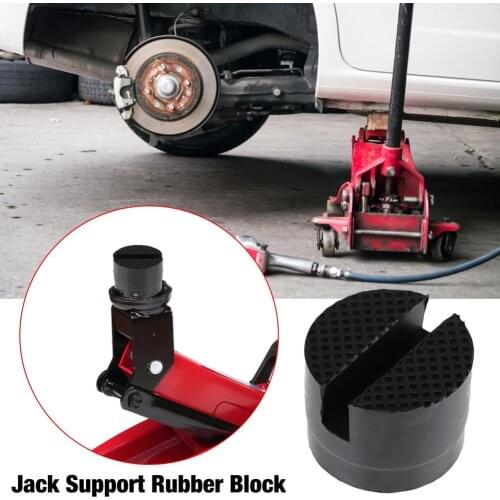 Floor Slotted Car Rubber Jack Pad Frame Protector Adapter Jacking Tool Pinch Weld Side Lifting Disk For Vehicles In US EU Japan