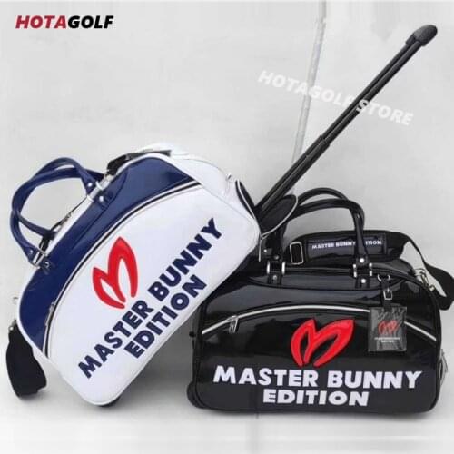 New PG Golf bag High quality PU Golf clothing bag waterproof Golf hand bag With Wheel Pearly Gates Outdoor Sports