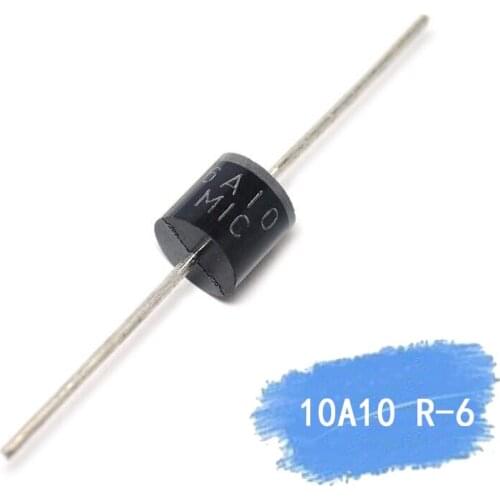 20PCS/Lot 10A10 10 Amp 1000V 10A 1000V Axial Rectifier Diode100% NEW