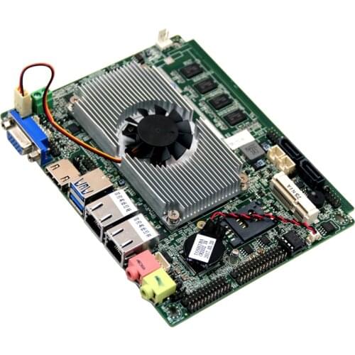 Haswell i3 4010U processor industrial motherboard DDR3 Onboard 2GB/4GB DDR3L RAM DC12V