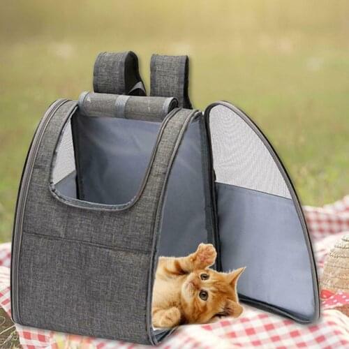 Fashion Pet Carrier Backpack For Dog Cats And Puppies Large Capacity Breathable Carrying Bag For Travel Hiking Walking Outdoor