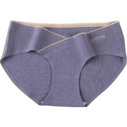 531# Seamless Low Waist Belly Maternity Panties Summer Cool Breathable Underwear for Pregnant Women 3XL 4XL Pregnancy Briefs