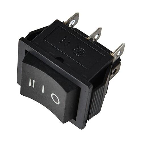 1pcs 2pcs 31*25mm 6PIN DPDT snap-in O/I/II position snap-in ship rocker three-position switch 16A/250V copper foot