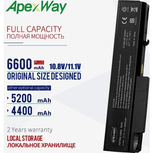 11.1V battery for Hp EliteBook 6930p 8440p 8440w AU213AA HSTNN-UB69 HSTNN-XB24 HSTNN-XB59 HSTNN-XB61 HSTNN-XB68 HSTNN-XB69