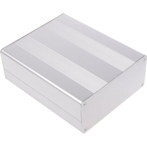 Aluminum Enclosure Case Electronic Project Box For PCB Board 130x110x50mm