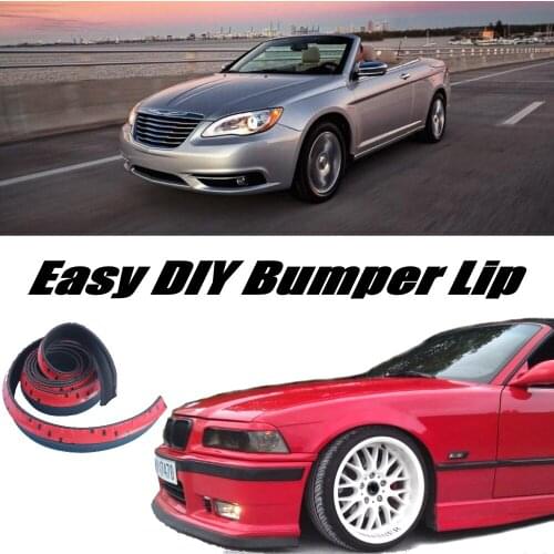 Bumper Lip Deflector Lips For Chrysler / Lancia Ypsilon Front Spoiler Skirt For Car Tuning View / Body Kit / Strip