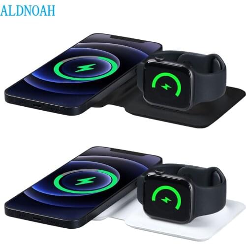Fast Dual 2in1 Wireless Charger Pad for Airpods Pro for iPhone X XR XS 11 Pro Max Samsung S10 Xiaomi QI Induction Charging