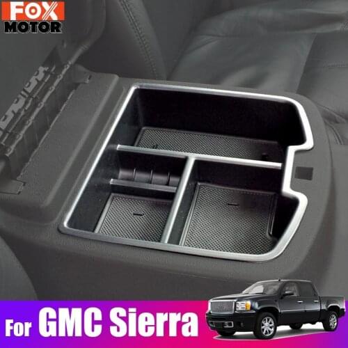 Center Console Organizer Armrest Storage Box for Chevrolet Yukon Avalanche Chevy Tahoe Silverado Suburban 1500 2500 GMC Sierra