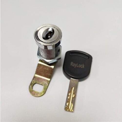 Raylock zinc alloy disc cylinder lock keyed differently mailbox cupboard box lock with 2 keys for furniture hardware