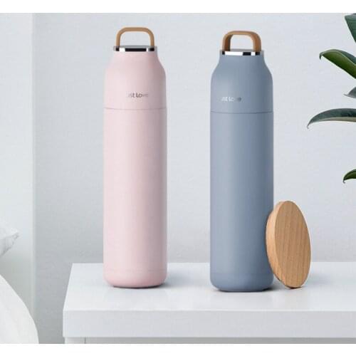 Business thermos cup Double wall Stainles Steel Water bottle Thermos bottle straight cup classic design Insulated Vacuum Flask