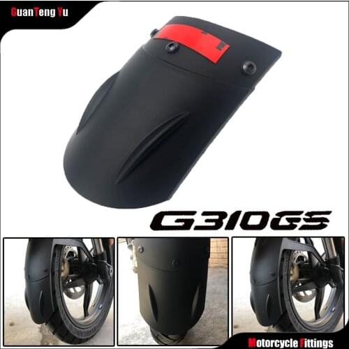 For BMW G310GS 2018-2019 New G 310GS 2020-2021 motorcycle front fender extended fender splash guard cover wheel cover Black