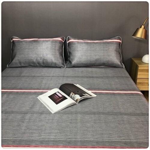 Summer sleeping mat bedding mattress Cold mat with ice silk Hot Balloon Bed Sheets 3pcs Set Bed Include Pillowcases Cover new