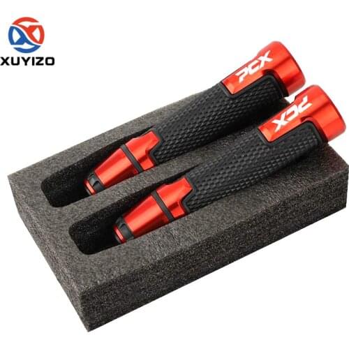 LOGO PCX accessories For HONDA PCX125 PCX150 PCX 125 150 pcx 125 150 2010-2021 Motorcycle CNC Aluminum handlebar handle Grip