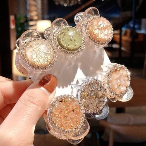 MISANANRYNE Woman Crystal Hair Claw Girls Hairpins Chic Hair Crab Women Hair Accessories Girls Hairgrip Barrettes Headwear 2020