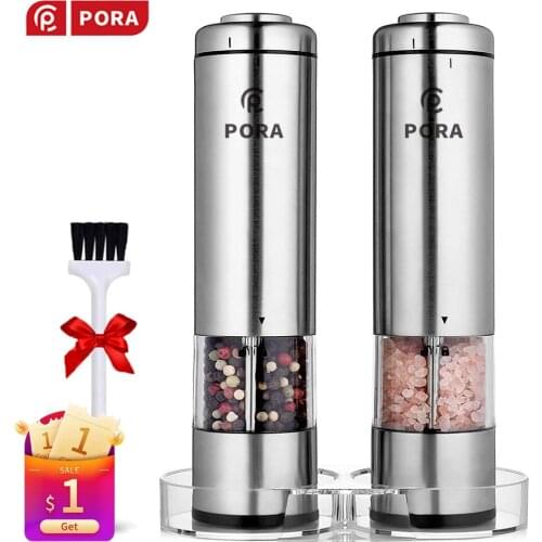 PORA Automatic Pepper Grinders