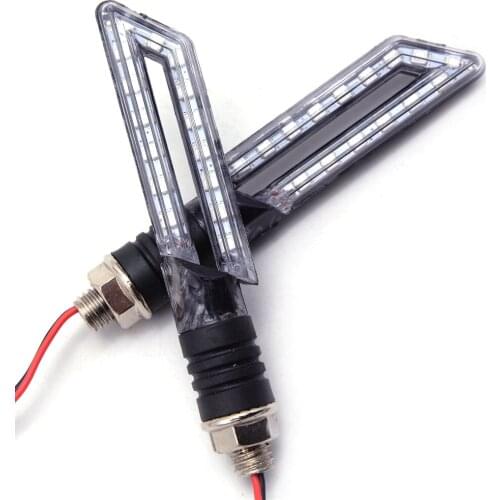 Motorcycle turn signal light motorbike indicator lamp universal led blinker flexible for yamaha honda suzuki kawasaki