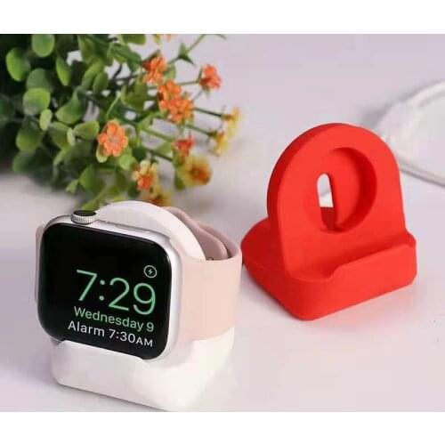 Probefit Silicone Stand for apple watch Series 4 3 2 1 38MM 42MM 40MM 44MM Cable Management holder For Iwatch 4 3 2 1