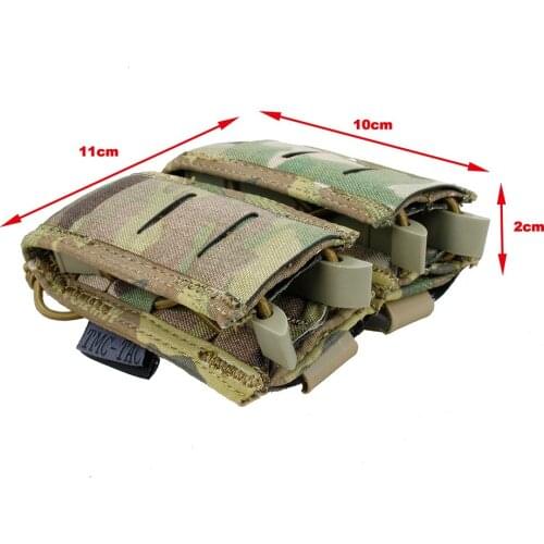 TMC Tactical New Double Clip Bag Accessory Bag MC/BK TMC3353