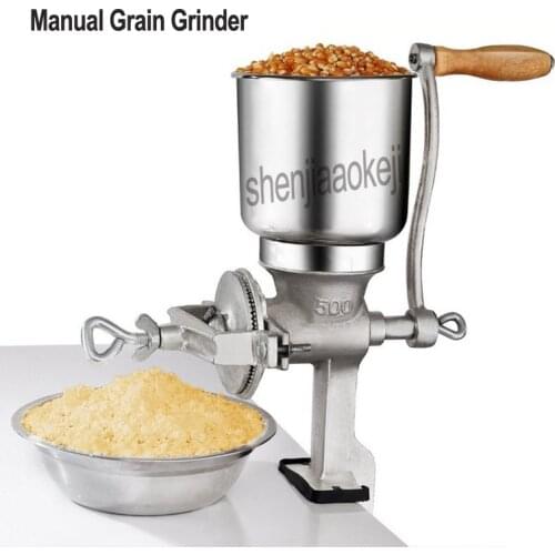 Grain Grinder Hand-cranked Corn Nut soy peanuts rice Manual Graining machine Restaurant Cereals Grinder 1pc