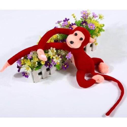 70cm Cute Stuffed Doll Toy Soft Long Arm Monkey Plush Arm Animal to Tail Plush Kids Baby Sleeping Gift Home Decoration