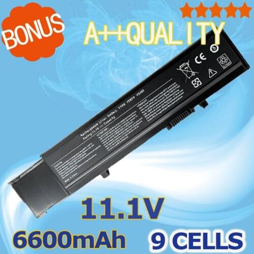 6600mAh Battery for Dell Vostro 3400 3500 3700 04GN0G 0TY3P4 4JK6R 7FJ92 CYDWV Y5XF9