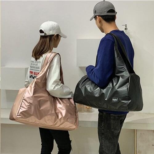 Travel Bag Nylon Waterproof Fashion Yoga Bags For Women 2021 Shoulder Messenger Bag With Shoe Pocket Weekend Handbag Sac Femme