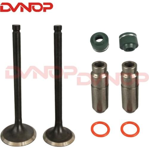 Motorcycle Engine Valve Intake Exhaust Stem Valve Guide Oil Seal for Suzuki GN125 GS125 GN GS 125 125cc Engine Spare Parts