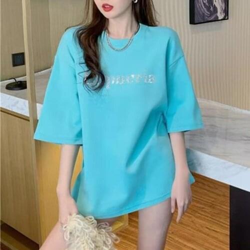 Summer Korean Women 's Short-sleeved 2021 New Net Red Thin Loose Version T-shirt Was Top