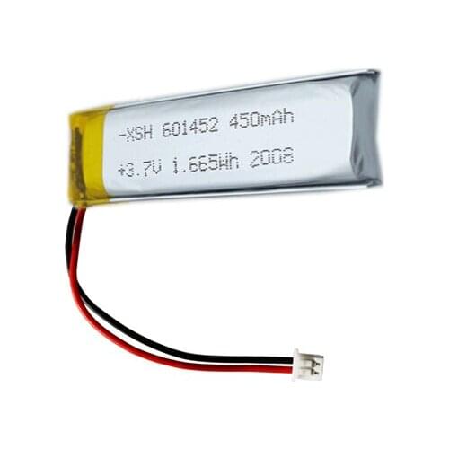 Lithium battery 601452 450mAh car walkie talkie beauty instrument 601452 lithium battery