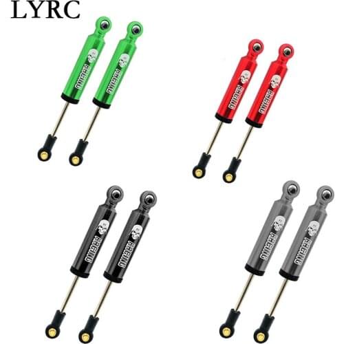 LY Rc 4 Pcs Alumilnm Oil Suspension Shocks Absorber Internal Spring Dampers 90mm For SCX10 D90 WRAITH TRX-4 90046 RC CAR