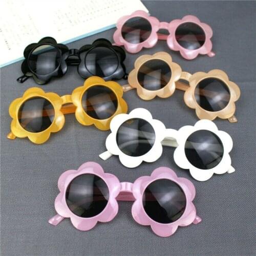 Cute Baby Kids Unisex Children Flower Frame Sunglasses UV400 Toddler Outdoor Glasses