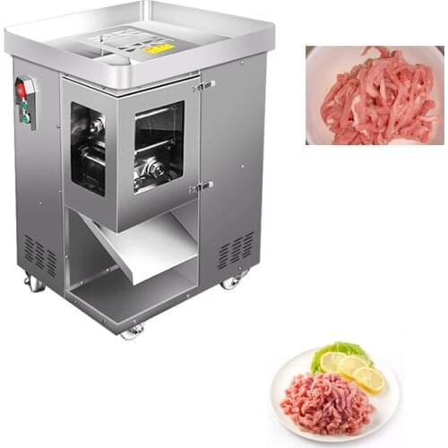 Multifunctional meat cutter shredded pork machine meat dicing machine meat processing equipment