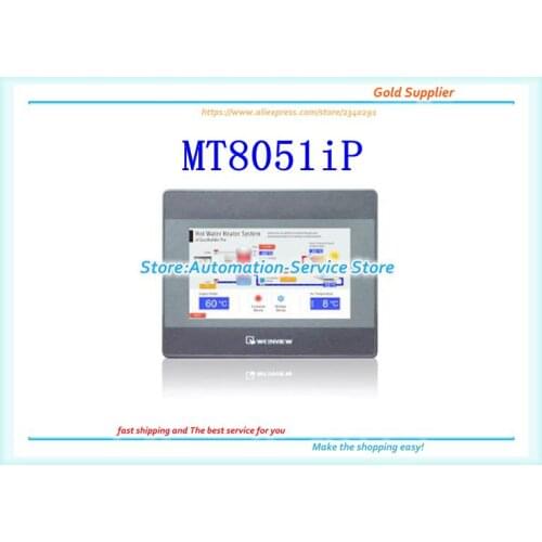 MT8051iP New Original 4.3 Inch HMI Touch Screen Panel TFT 480 * 272 Ethernet Replace MT6051IP MT6050IP