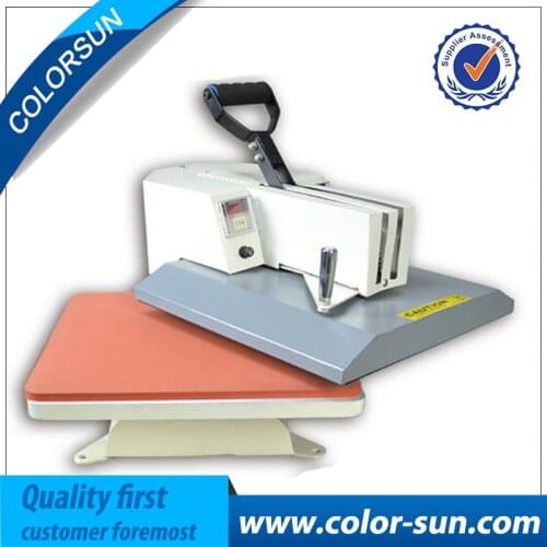 Cheap manual swing away heat press machine for flatbed print 38*38cm