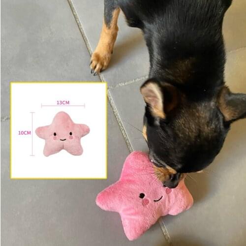 2021 new fashion Bite Resistan Cartoon Dog Toys Pet Plush Squeaky Chew Toy Dog Clean Teeth Toy Pet Supplies Accessories