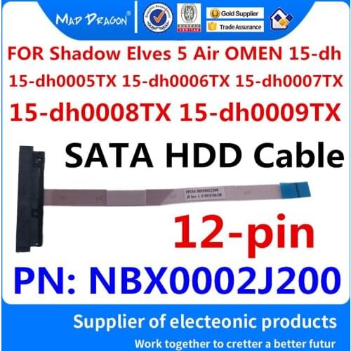 MAD DRAGON Brand NEW SATA HDD hard drive cable connector For HP Shadow Elves 5 Air OMEN 15-dh 15-dh0xxx 15-dh0005xx NBX0002J200