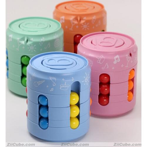 Magic Puzzle Ball Little Magic Bean Pop Can Professional Educational Toys For Kids Colorful Compressive Decompression Game Gift