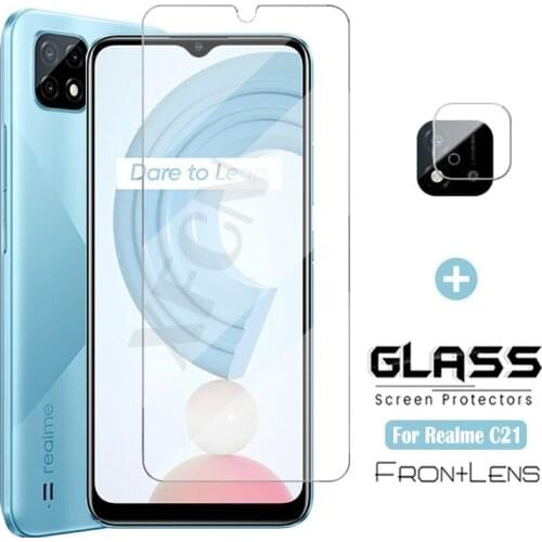Tempered Glass For OPPO Realme C21 C 21 Screen Protector Glas For Realme C11 C15 C25 C21 Camera Lens Film Realmy RealmeC21 Cover