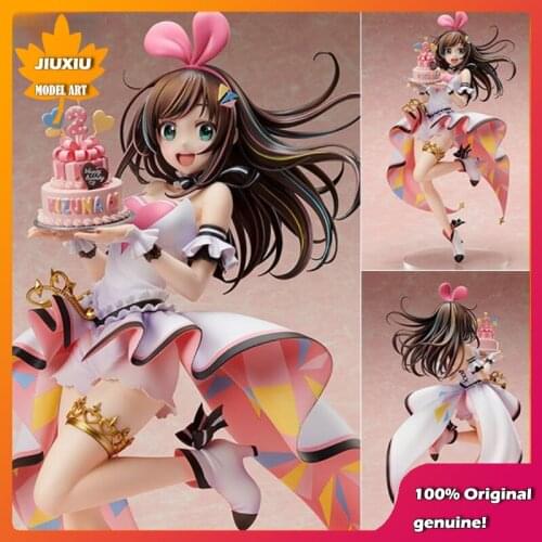 100% Original: Anime Figure Kizuna AI birthday party 24cm PVC Action Figure Anime Figure Model Toys Figure Collection Doll Gift