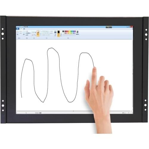 ZHIXIANDA G12 12 Inch Open Frame Industrial Metal Shell Lcd Monitor 1024*768 Standard Resolution