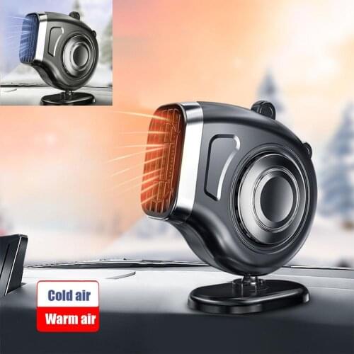 12V Dual-use Portable Car Vehicle Adjustable Heating Heater Fan Dryer Window Defroster Demister Car Electrical Heating Fans