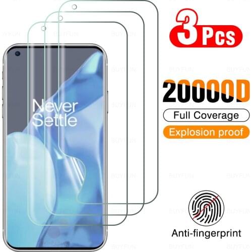 3Pcs Full Cover Lens Film Hydrogel For Oneplus 9 LE2113 6.55 inches Phone Protective Film Screen Protection Protector Not Glass