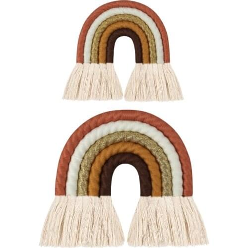 5 Layers Rainbow Wall Decor Baby Kids Room Decor Colorful Tapestry Wall Hanging