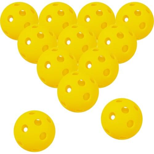 6 Packs 26 Holes Indoor Pickleball Balls for Indoor Court