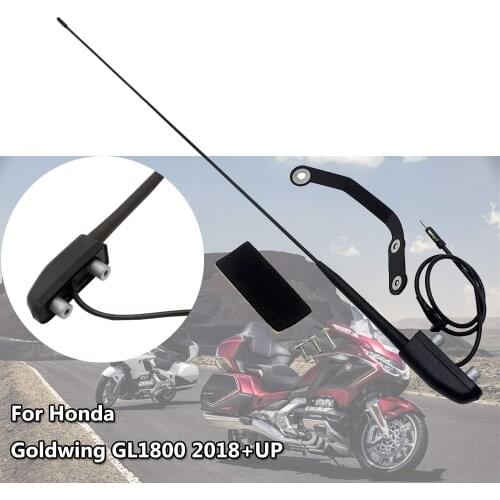 Motorcycle Accessories Black Channel Radio Antenna Base For Honda Goldwing Gold Wing 1800 GL1800 GL 1800 gl1800 2018 2019 2020