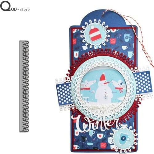 Long Lace Model Cutting Dies Stamps Dies Scrapbooking Mold Cut Handmade Tools DIY Craft Decoration Metal Cutting Dies New 2020