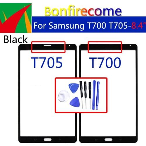 For Samsung Galaxy Tab S 8.4 T700 T705 SM-T705 SM-T700 Touch Screen Panel Tablet Front Outer Glass Lens Replacement