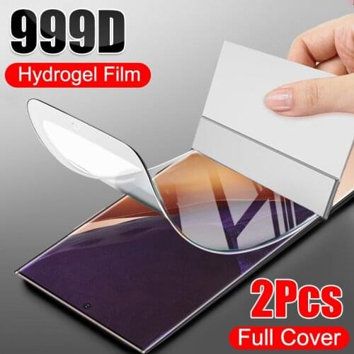 999D Hydrogel Film For Samsung Galaxy S20 Plus Ultra Screen Protector On For Note 20 Ultra S10 Plus S9 S8 Note 10 S10E S10 Lite