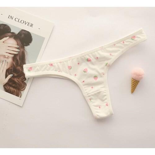 Girl Cotton Bandage G String Teenage Underwear Panties Calcinhas Breathable Lingerie Sexy Girl Thongs Panty Solid Color