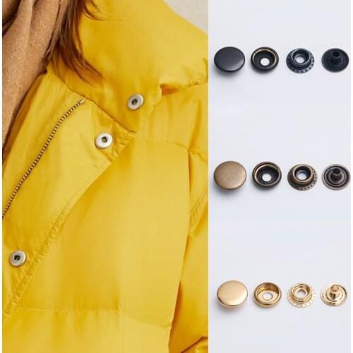 1Sets Buttons for Clothing Snap Button Brass for Needlework Eyelets Press for Button Flatback Hand Made Accessories